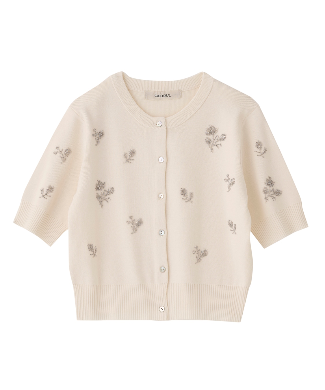 COCODEAL ビジューニットカーディガン 76533586|apricot online shop