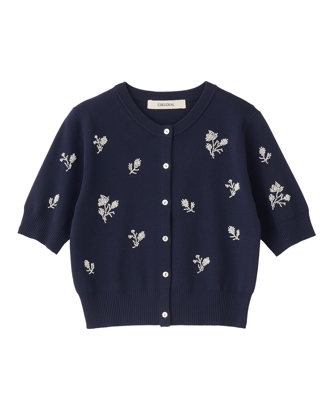 COCODEAL ビジューニットカーディガン 76533586|apricot online shop
