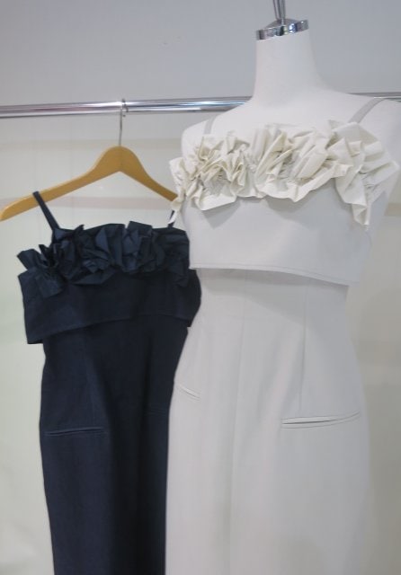 SALE】 dazzlin フリルディティールキャミワンピース 0225203042