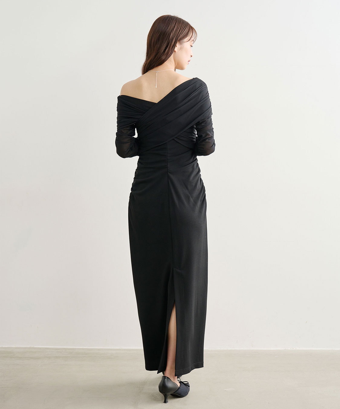 SALE】COCODEAL ギャザードレープカットソーワンピース 76125190 