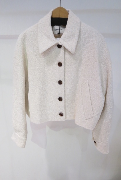 SALE】COCODEAL ブークレステンカラーショートコート 75619249|apricot