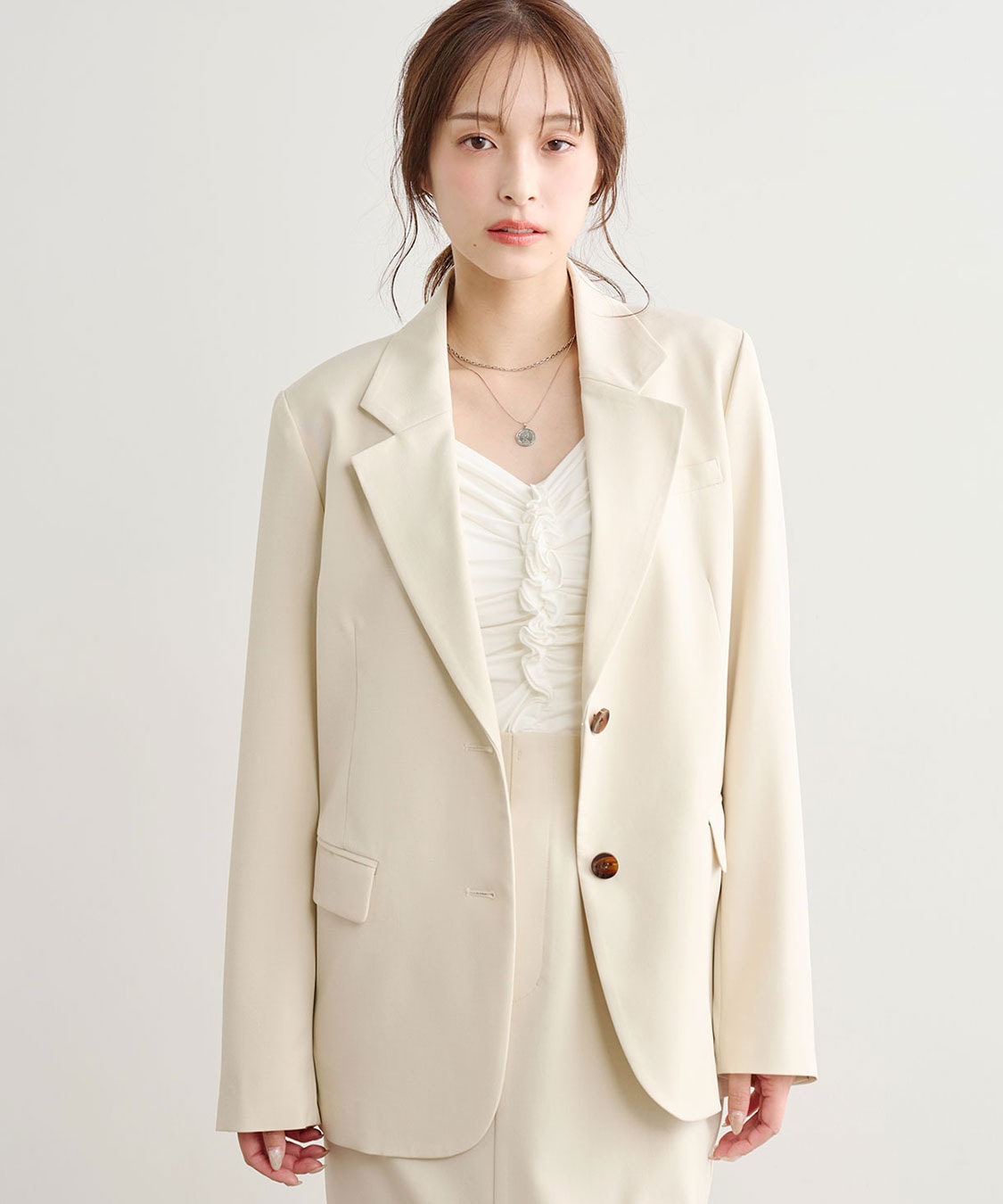 COCODEAL フリルドレープトップス 76121183|apricot online shop