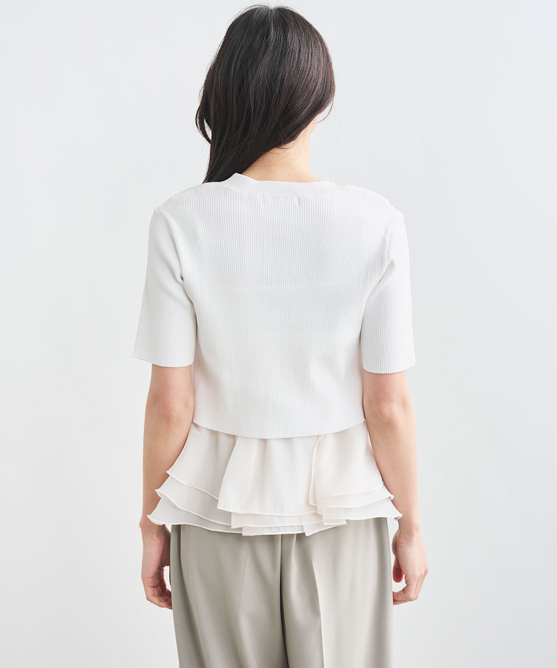 COCODEAL ペプラムブラウスセットニット 76331487|apricot online shop