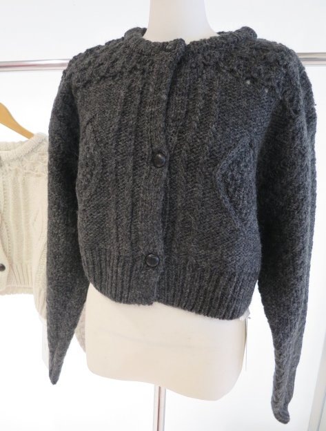 トップス anuke cable knit cardigan anuke Cable Knit Cardigan