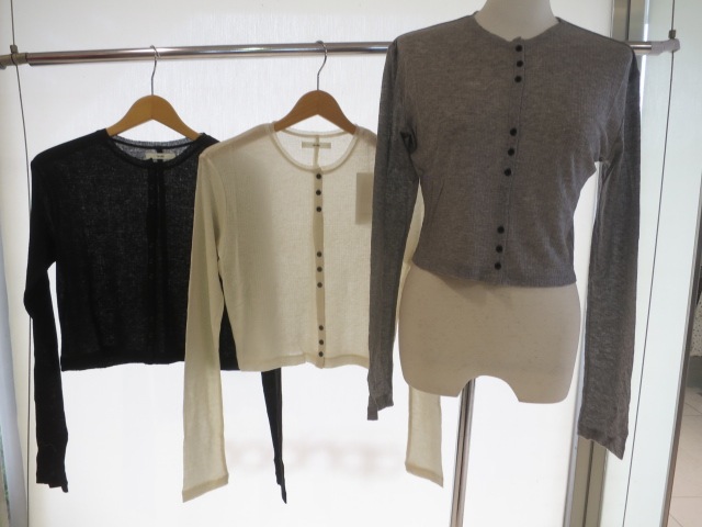 anuke Sheer Rib Cardigan 62520602|apricot online shop