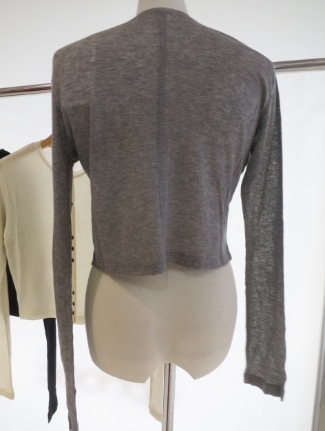 anuke Sheer Rib Cardigan 62520602|apricot online shop