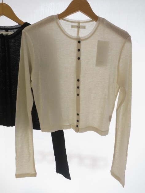 anuke Sheer Rib Cardigan 62520602|apricot online shop