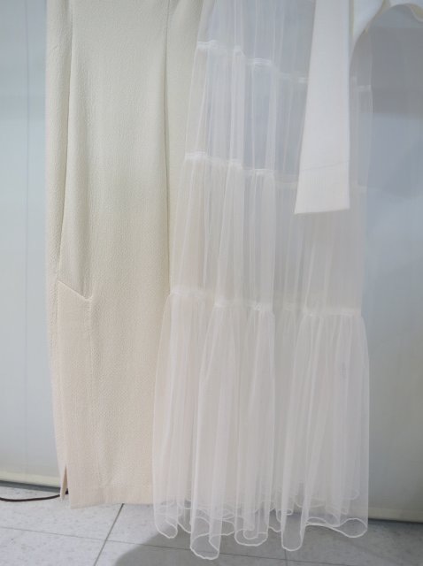 SALE】COCO DEAL ニットセットチュールティアードワンピース