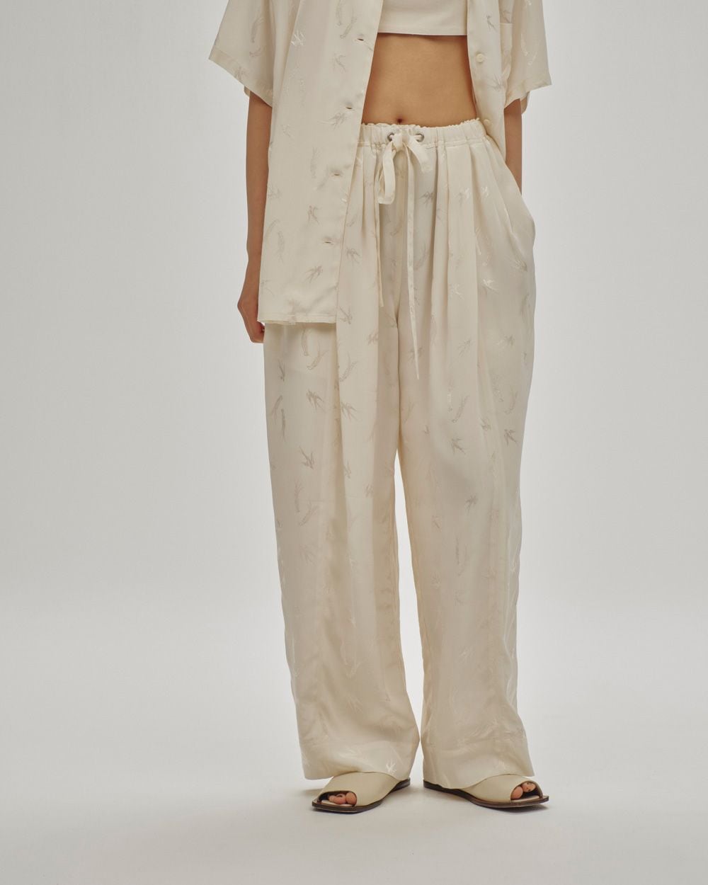 SALE】TODAYFUL Swallow Satin Pants 12510713|apricot online shop