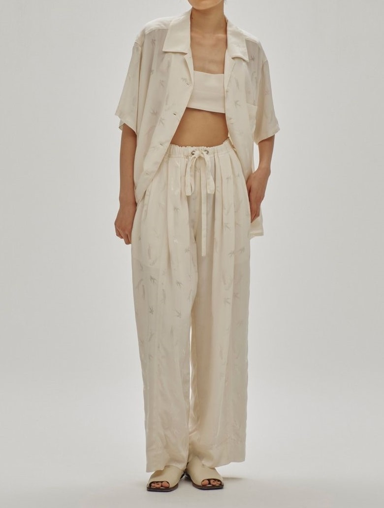 SALE】TODAYFUL Swallow Satin Shirts 12510425|apricot online shop