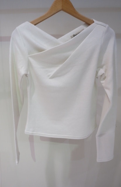 COCODEAL アシメネックオフショルダーカットソー 75721415|apricot