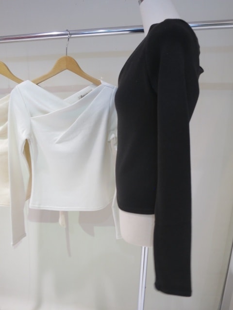 COCODEAL アシメネックオフショルダーカットソー 75721415|apricot