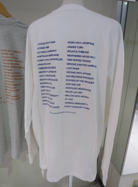 新品未使用　anuke Print Long T-shirt オートミール TODAYFUL - ànuke アンヌーク／プリントロングTシャツ