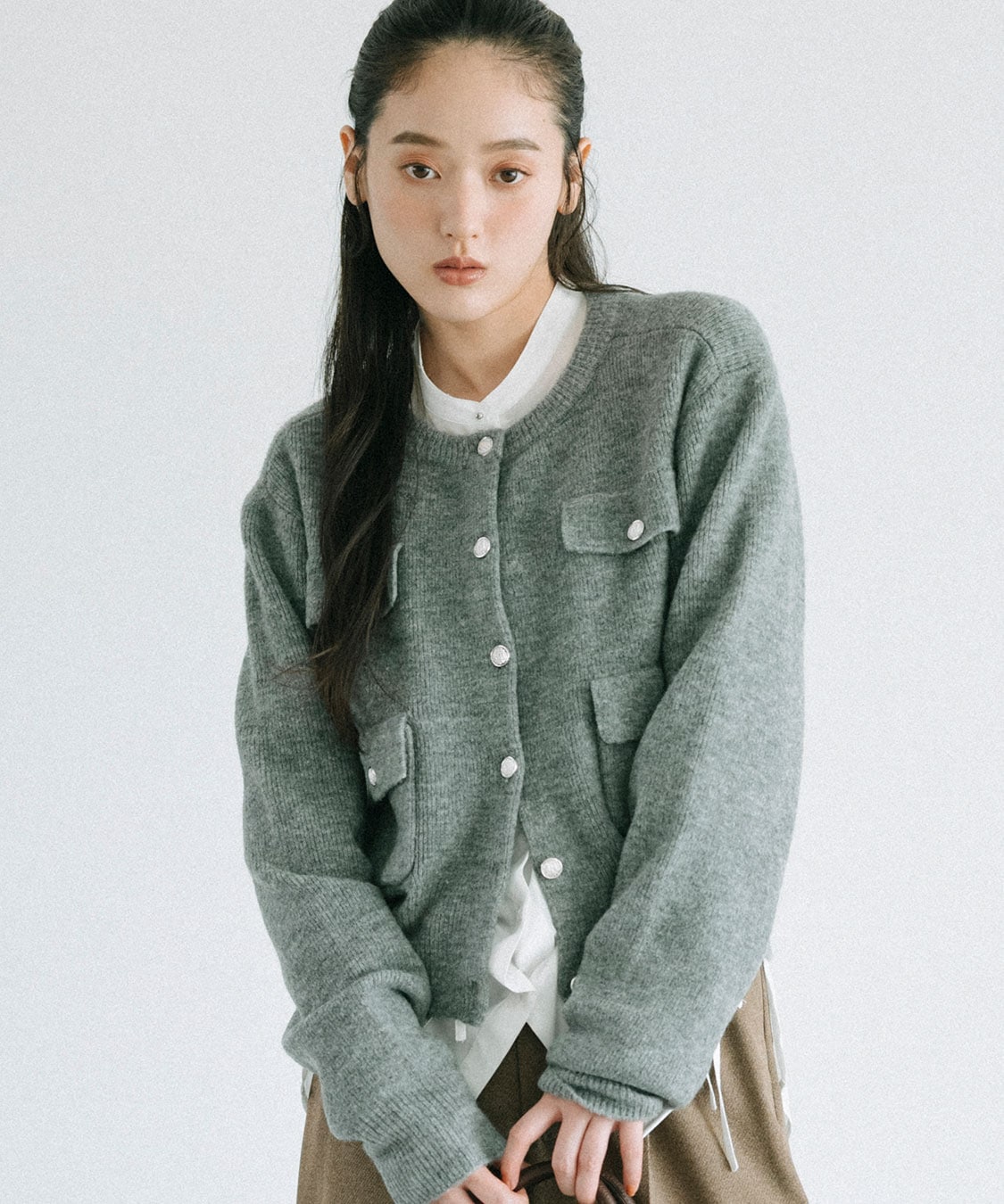 COCODEAL ブークレ―ポケットカーディガン 75733449|apricot online shop