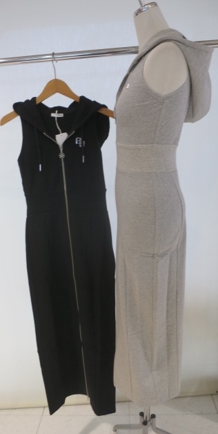 GYDA BACK GYDA ZIPパーカーLONGワンピース 0726303364|apricot online