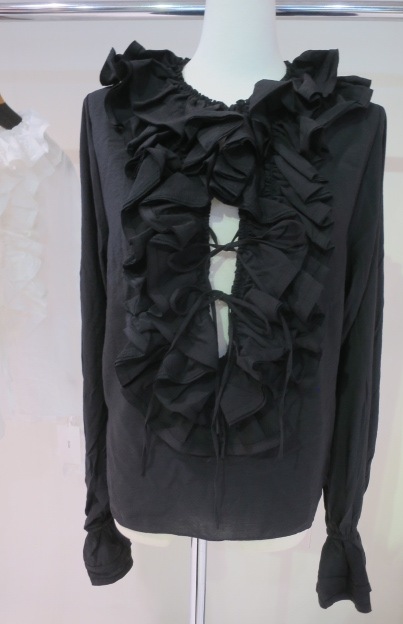 anuke 2way Frill Blouse 62620404|apricot online shop