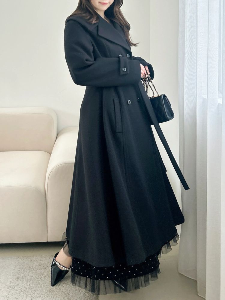 dazzlin ドレスライクフレアコート 0226500001|apricot online shop