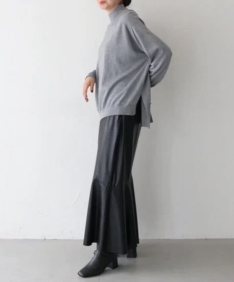 【SALE】　ｖingtrois　アンチピリングハイネックプルオーバー　958-12128 SALE】 vingtrois アンチピリングハイネックプルオーバー 958