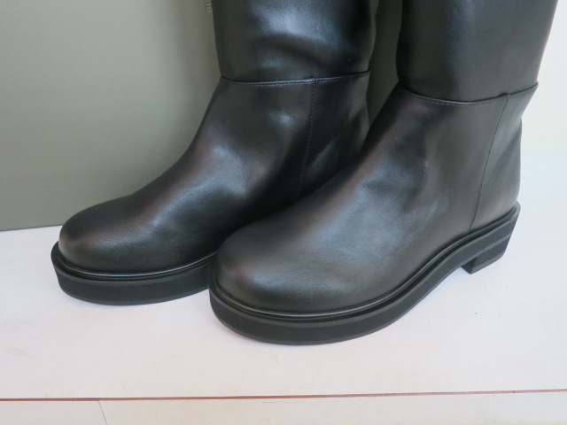 anuke Ecoleather Long Boots サイズ37 anuke アンヌーク Ecoleather Long Boots 62521007 /キャンセル