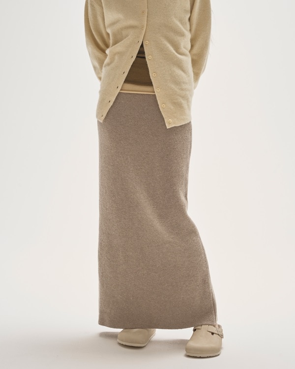 TODAYFUL Puffy Knit Skirt 12520807|apricot online shop