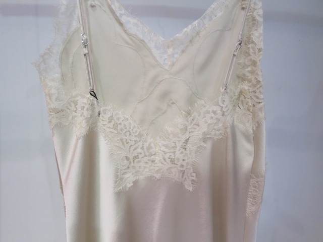 COCODEAL レーストリムサテンキャミソール 76218389|apricot online shop