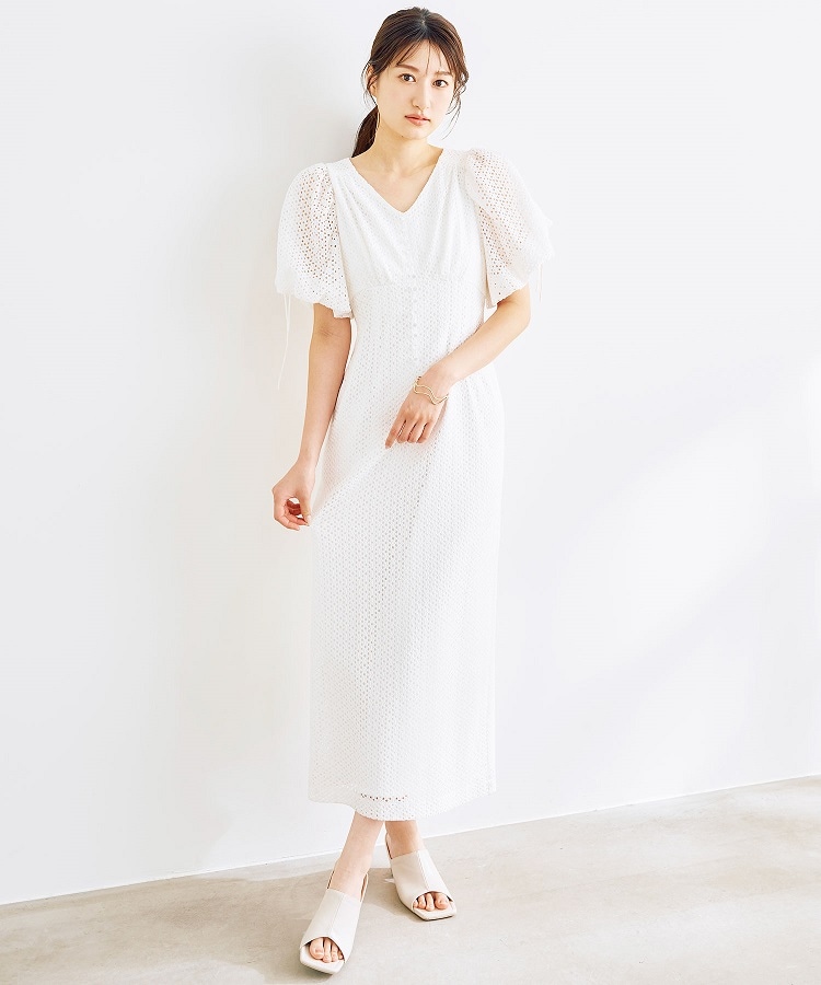 COCO DEAL バルーンスリーブレースワンピース　新品　完売品　新作 バルーンスリーブレースワンピース｜PETAL ONLINE（ペタル