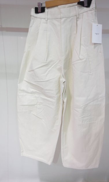 ungrid コクーンチノパンツ S ホワイト SALE】 Ungrid コクーンチノパンツ 1125107211|apricot online shop