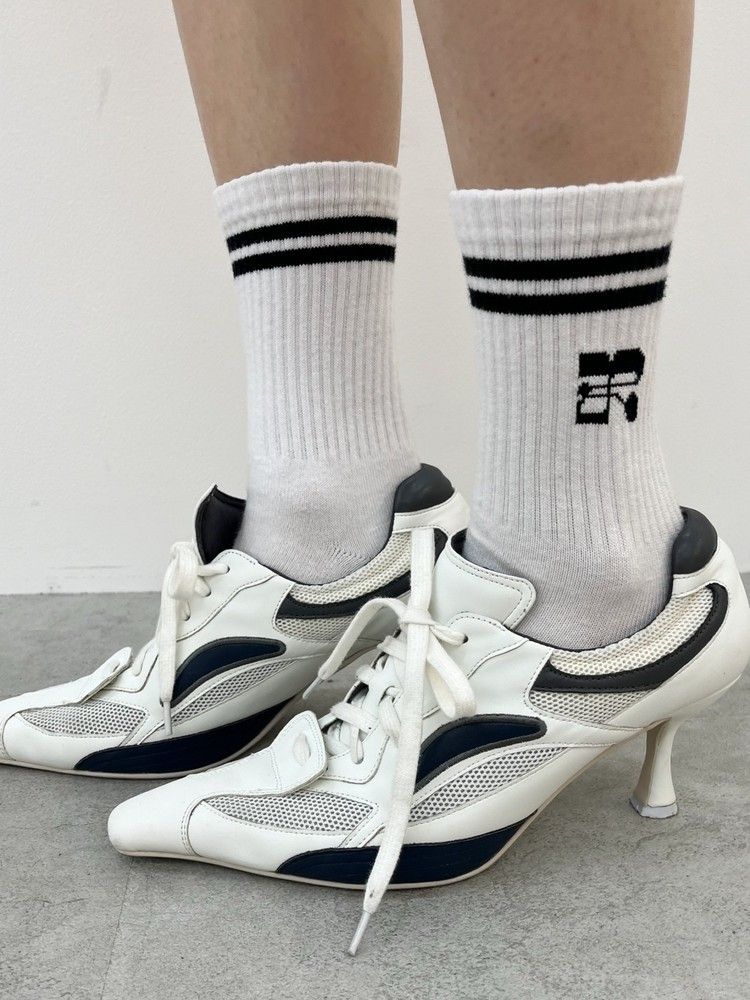 SALE】 EVRIS ポインテッドスニーカーヒール 3725218012|apricot