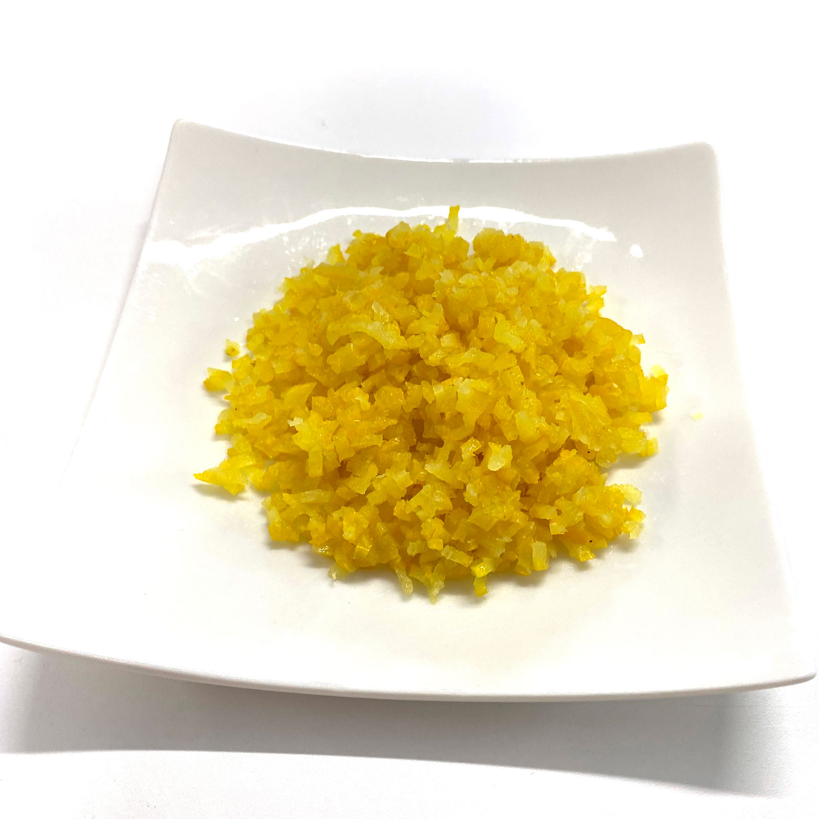 【冷凍】木頭ゆず果皮2mmダイスカット1㎏パック