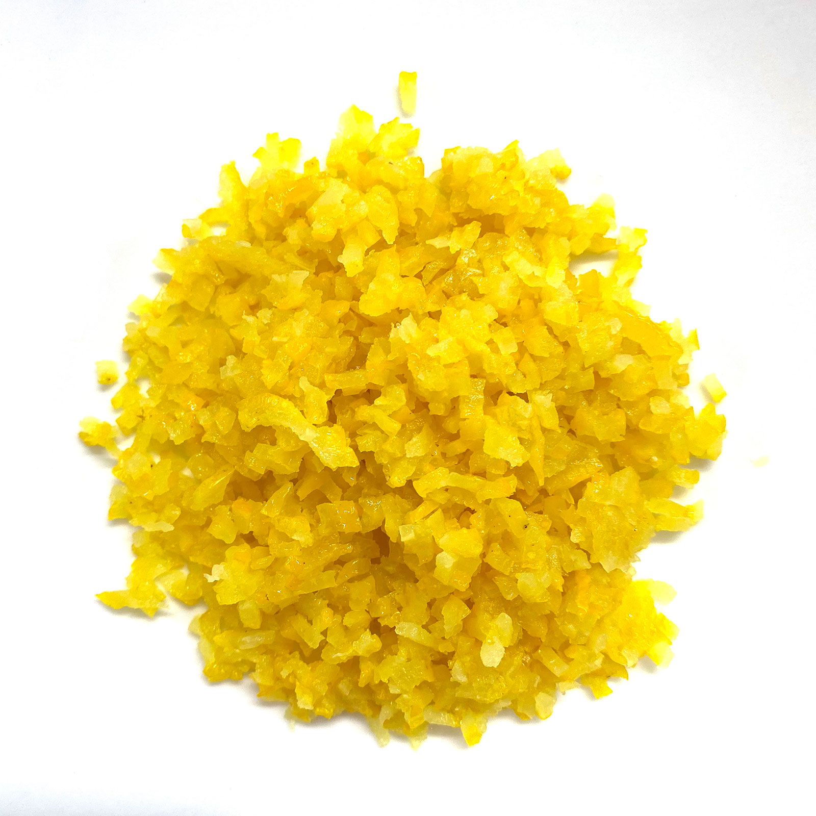 【冷凍】木頭ゆず果皮2mmダイスカット1㎏パック