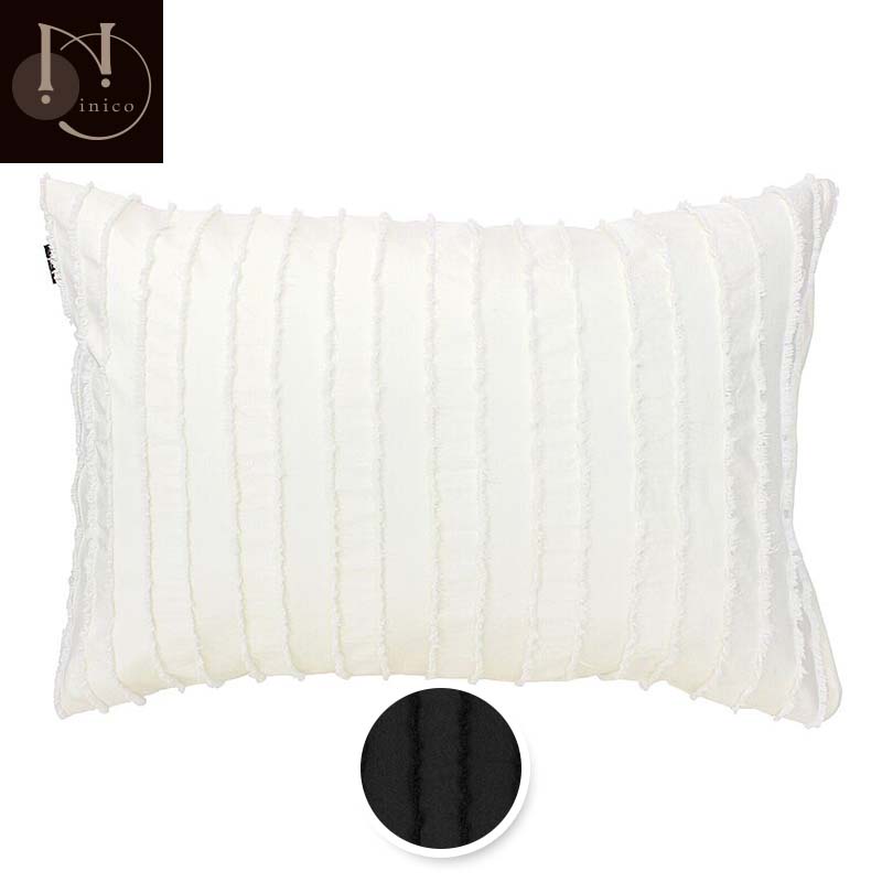 洗いざらしフリル ピロケース イニコ