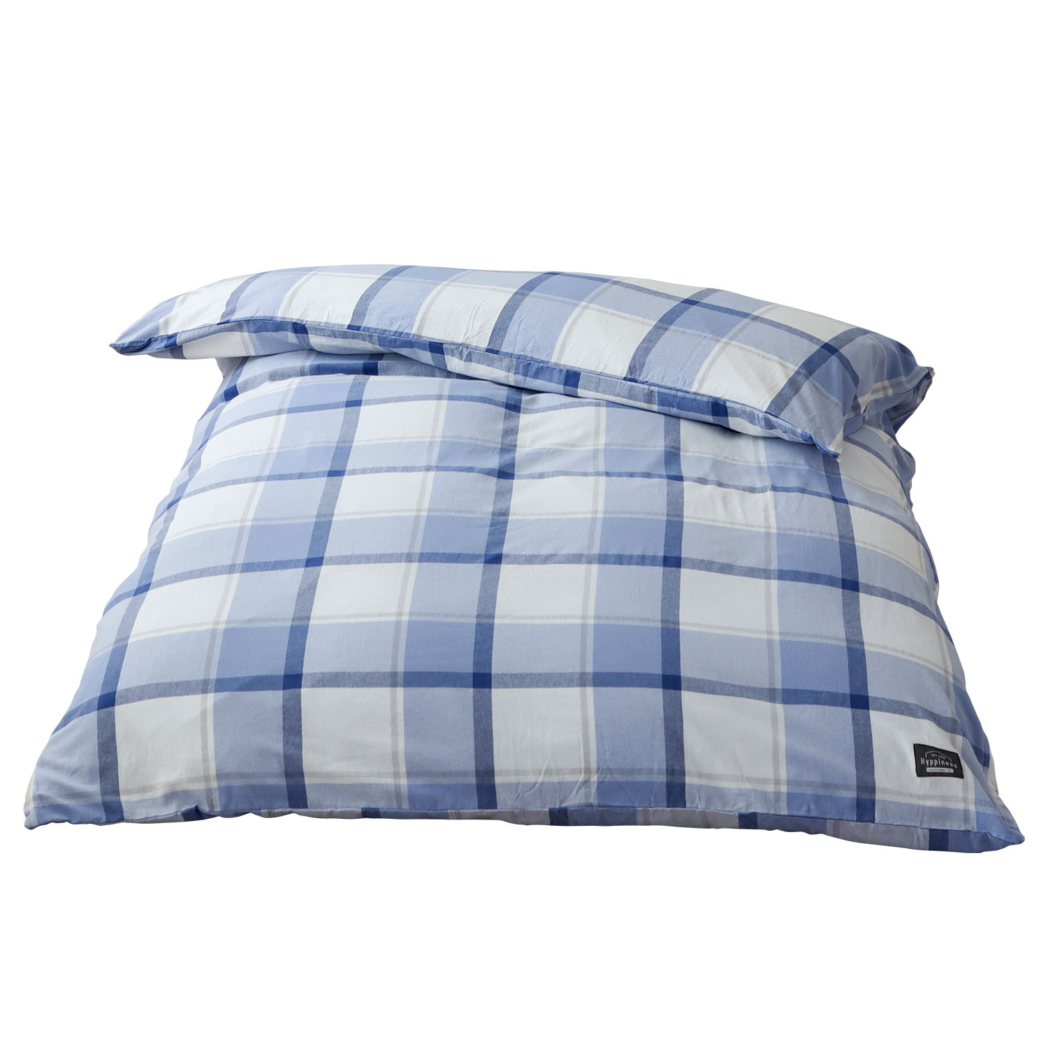 先染洗いざらし 綿100% チェック 掛ふとんカバー ビルン