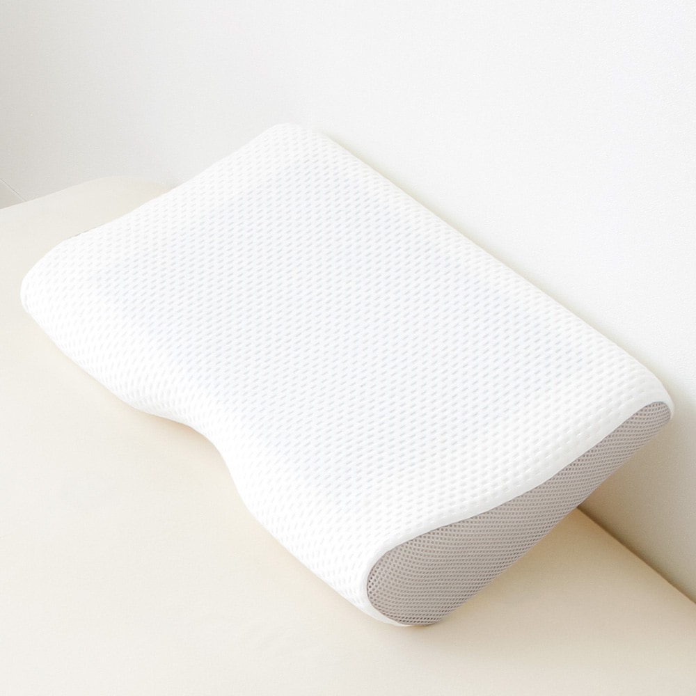 二層構造で快適！低反発ゲルまくら(特殊立体形状)