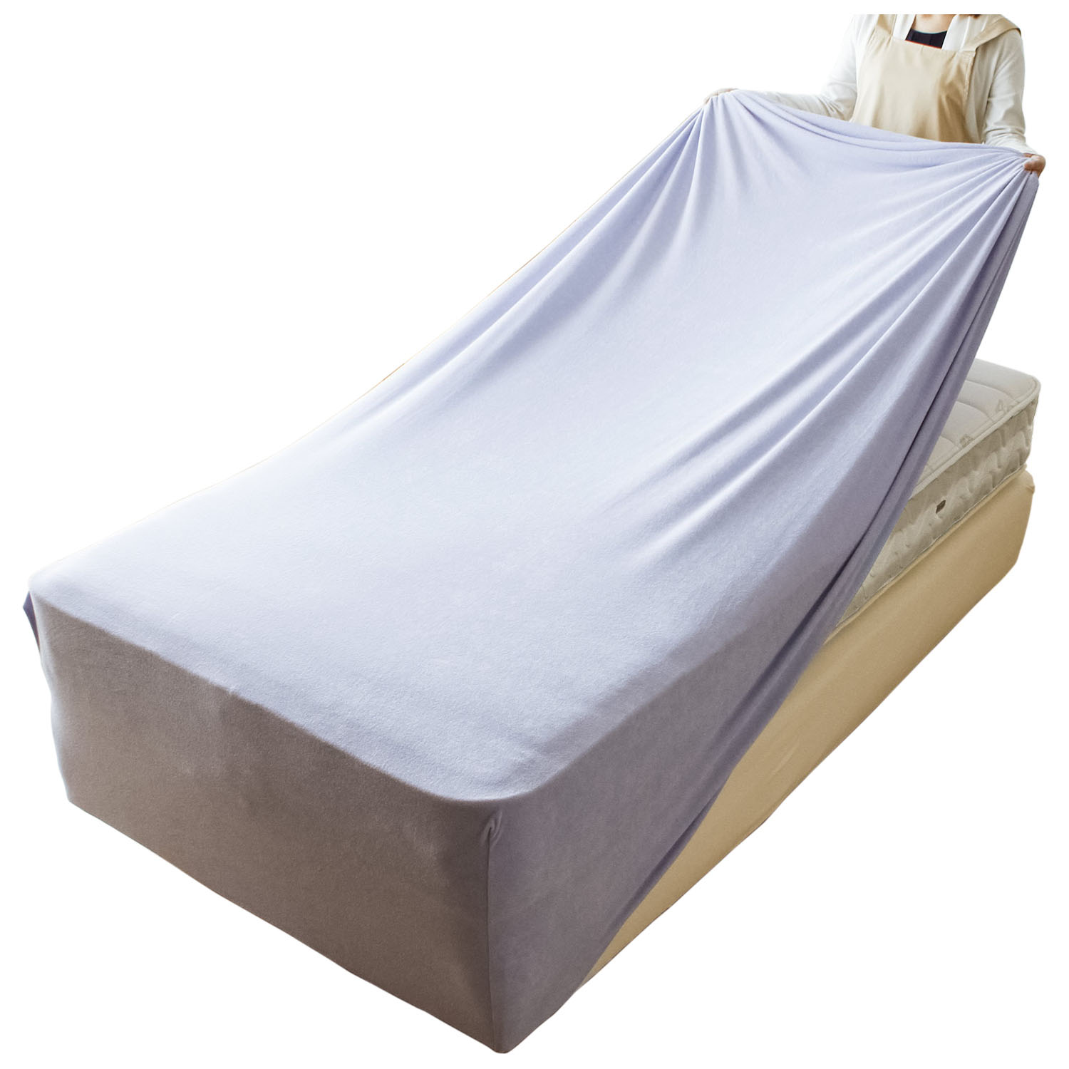 のびのびぴったり パイルシーツ 極厚タイプ (厚さ40cmまで)