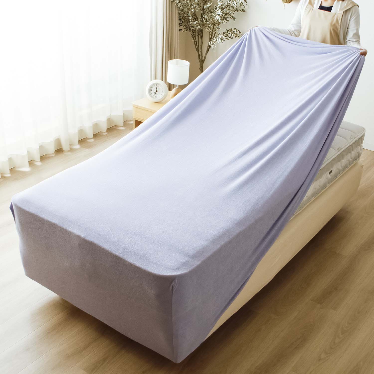 のびのびぴったり パイルシーツ 極厚タイプ (厚さ40cmまで)