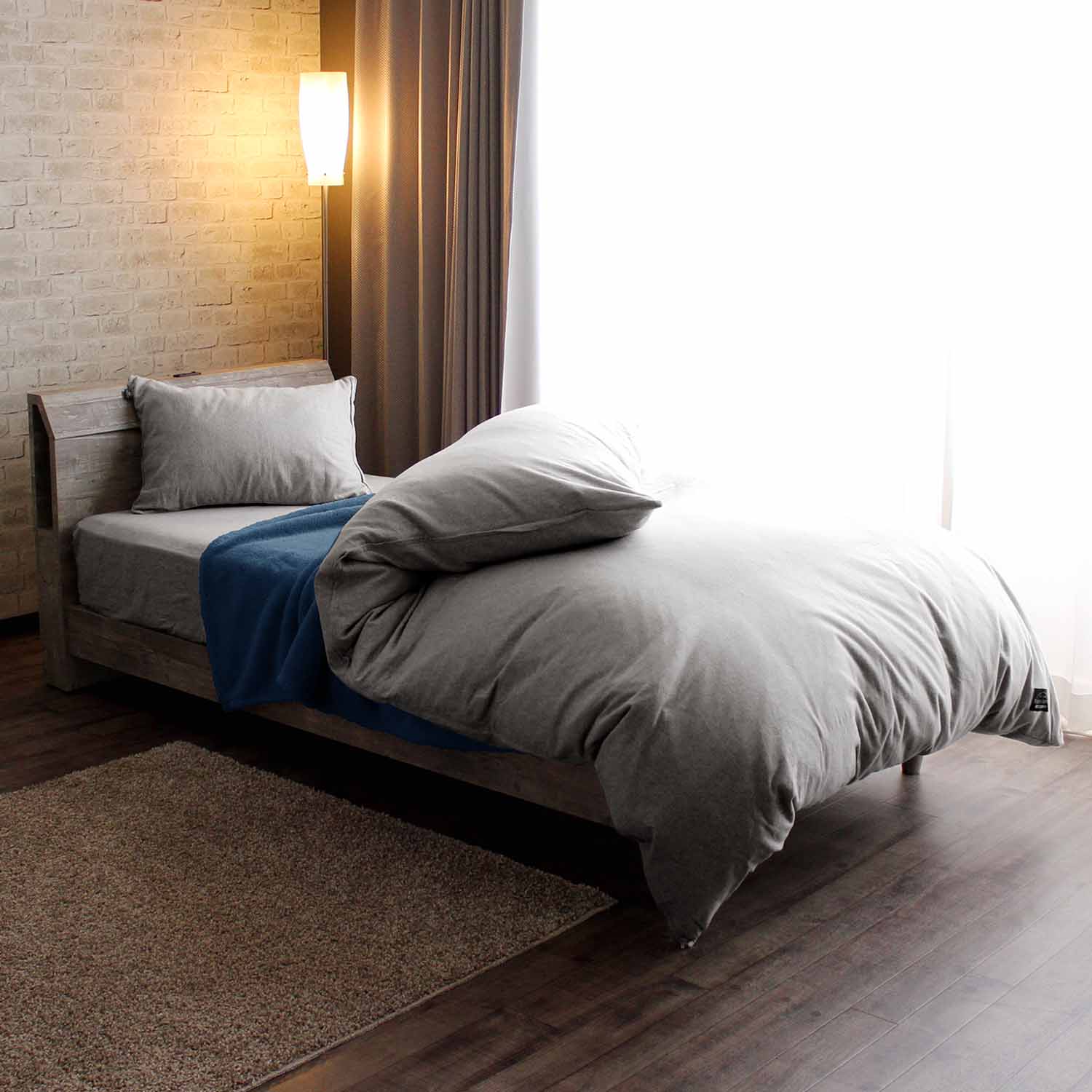 ふんわりシープボア ニューマイヤー毛布 シングルサイズ ヒュピネス