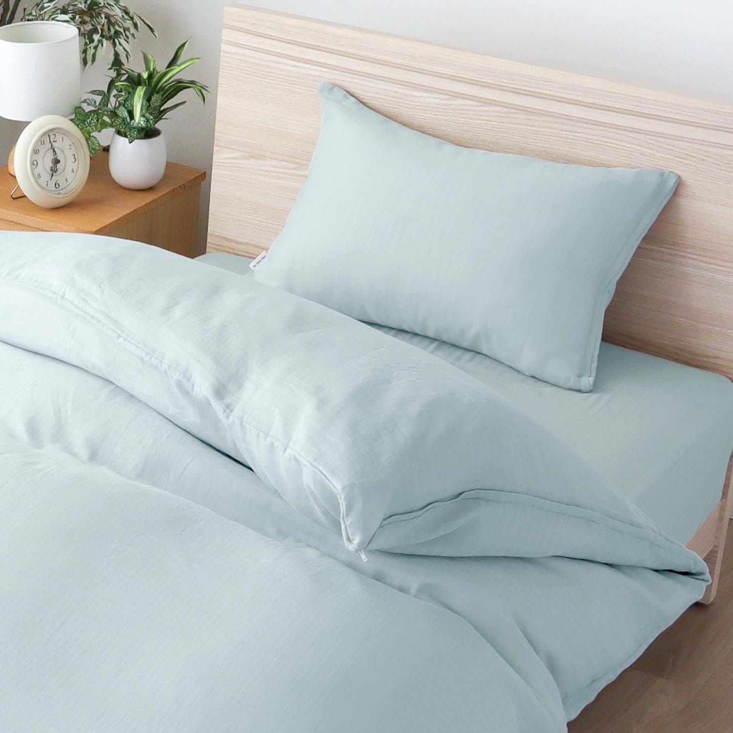 SEK抗菌防臭加工 ピロケース 二重ガーゼ 無地 テンポ