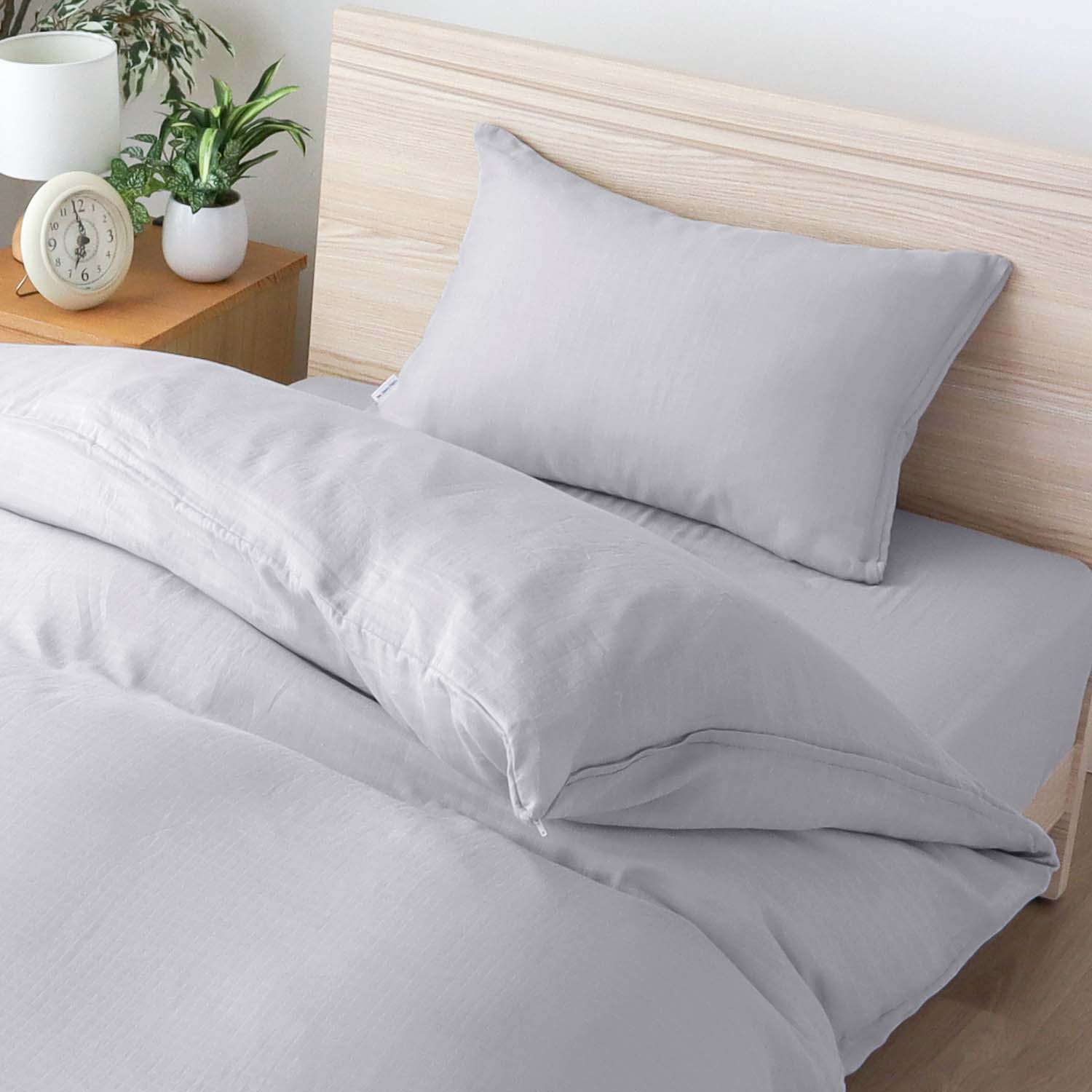 SEK抗菌防臭加工 ピロケース 二重ガーゼ 無地 テンポ