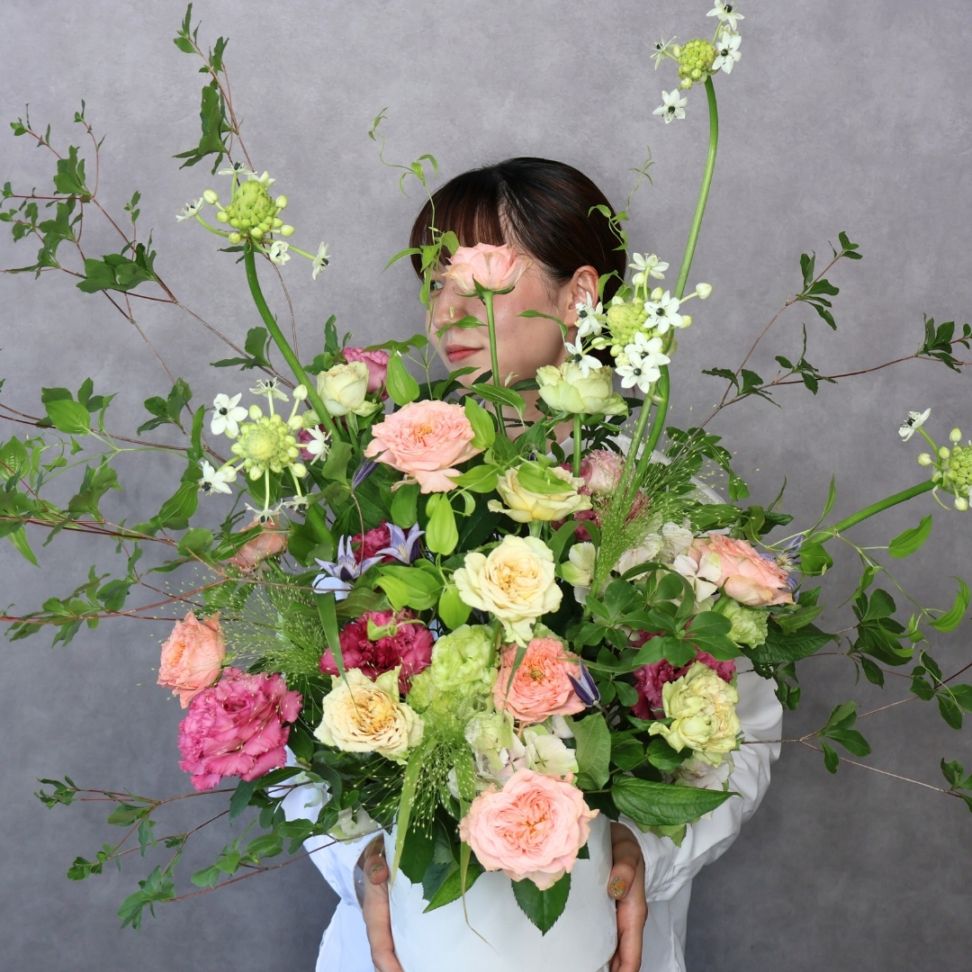 お祝いアレンジメント花2L