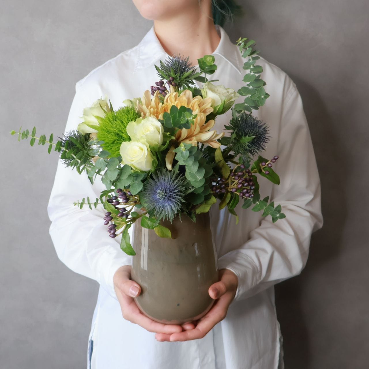 ［9月限定］敬老の日 花瓶付きブーケA