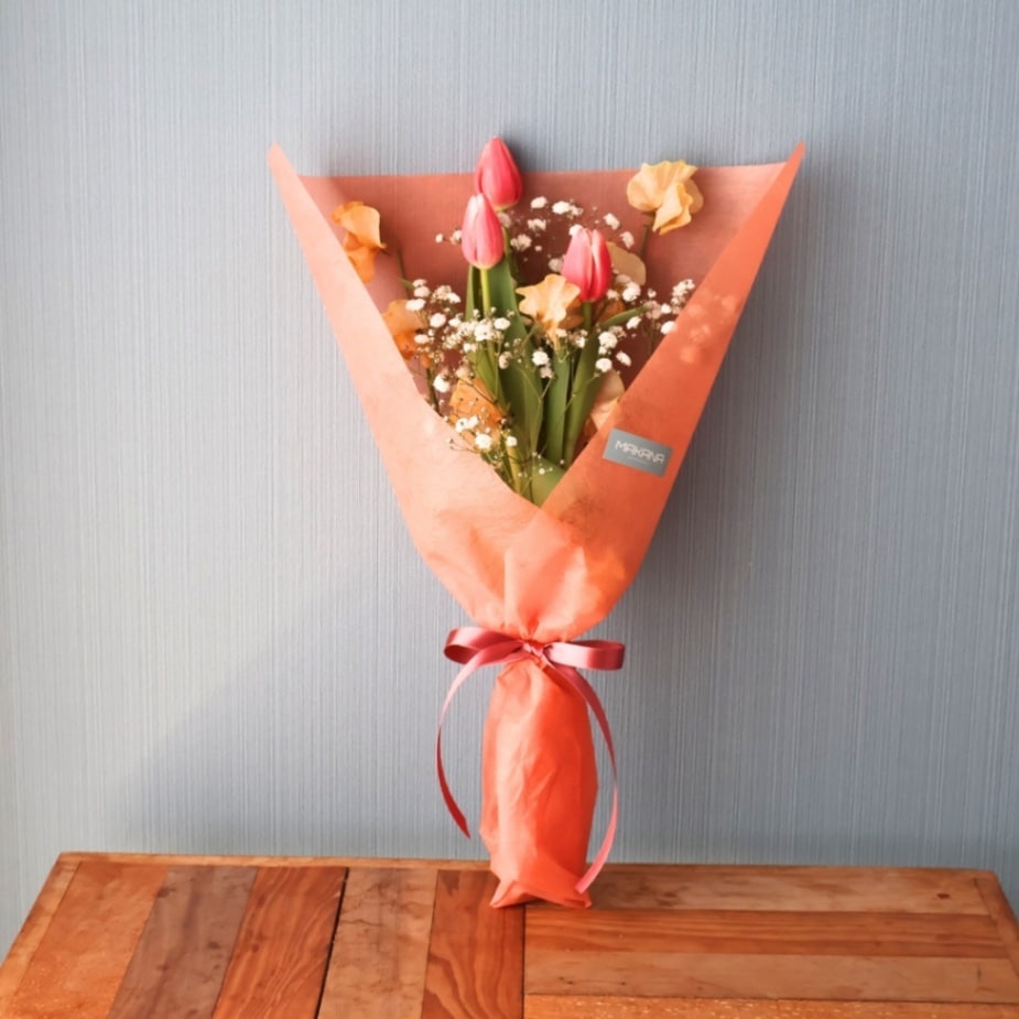 【人気NO.２！】ありがとうの花束 シンプルブーケ