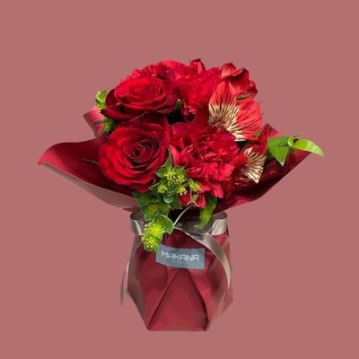 ［母の日限定］スタンディングブーケ　RED