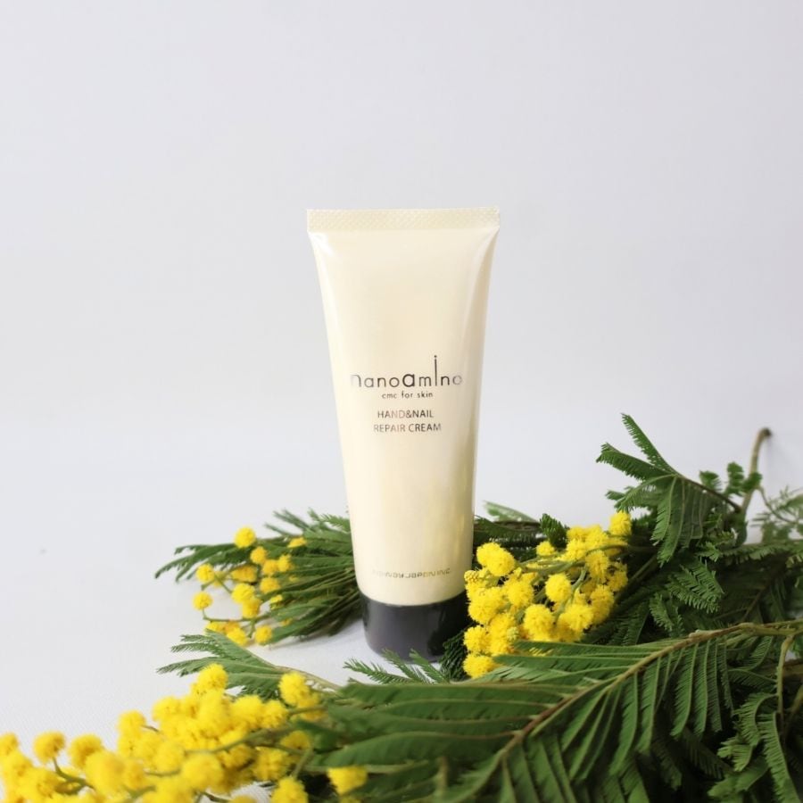 nanoamino ハンド＆ネイルリペアクリーム　スムースミモザの香り