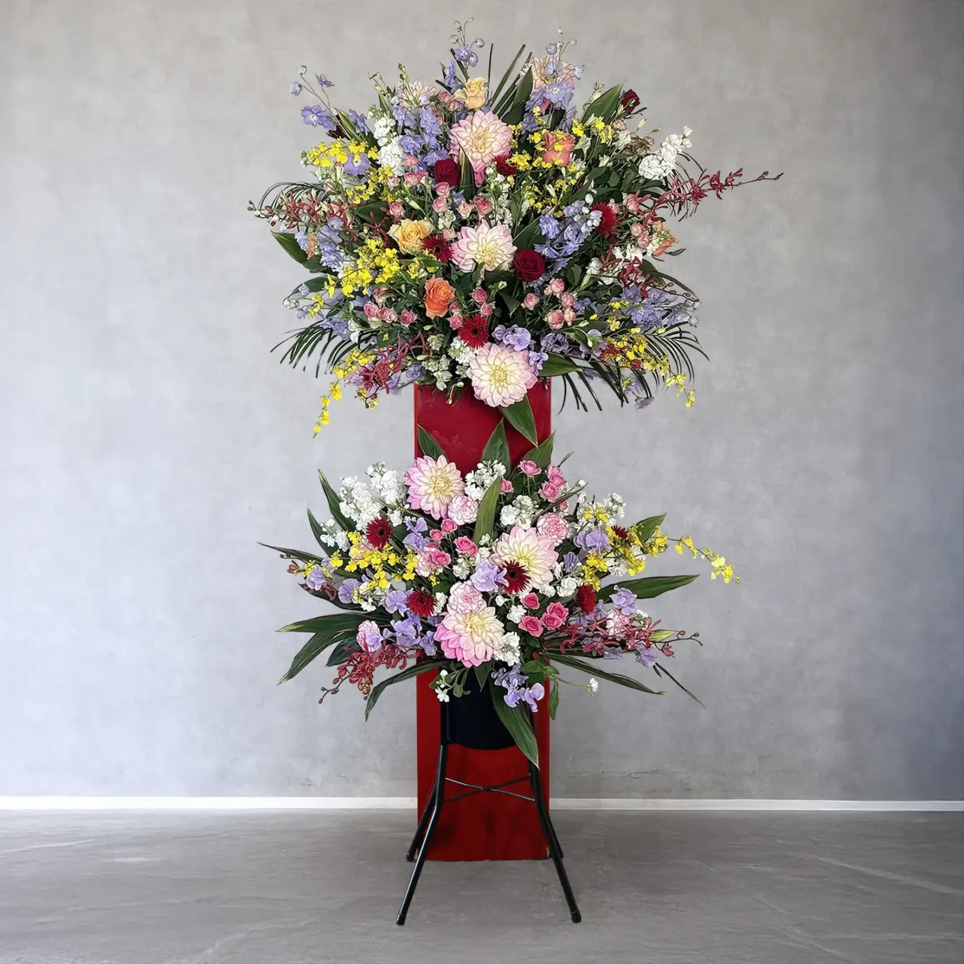 【周年・大型公演向け】主役級フラワースタンド