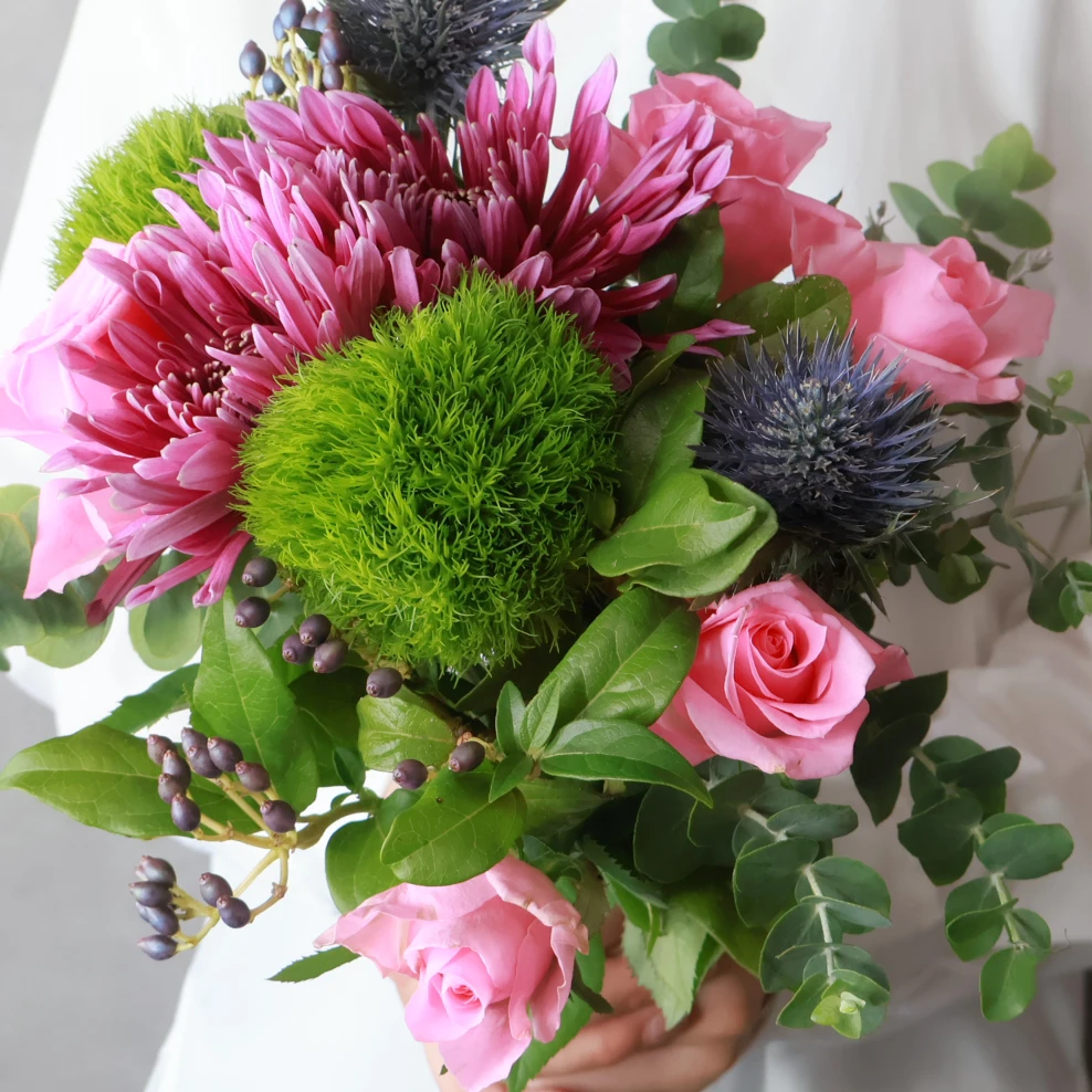 ［9月限定］敬老の日 花瓶付きブーケB