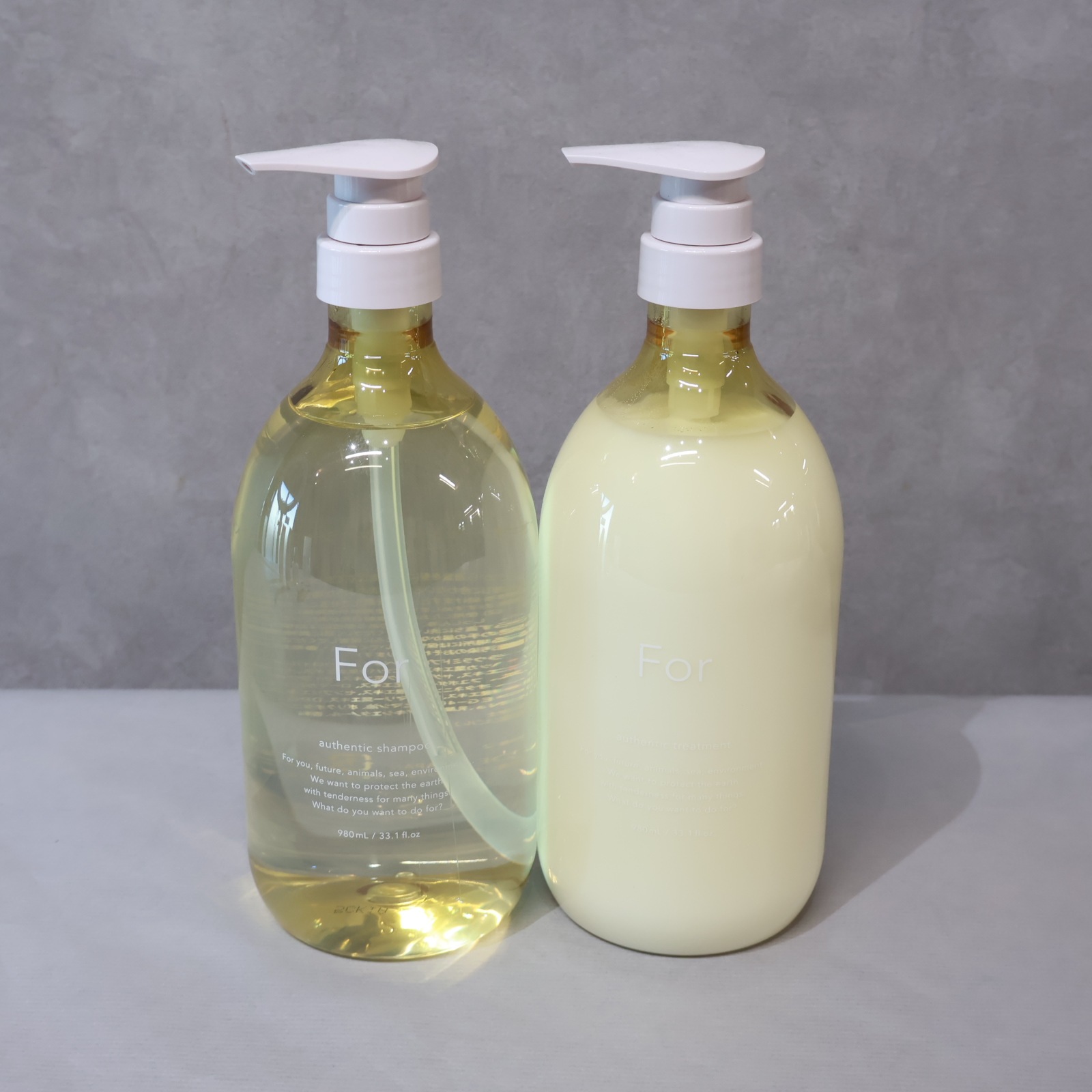 For authentic shampoo 980ml