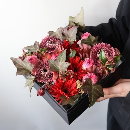 ［２月限定］バレンタインBOXアレンジメント