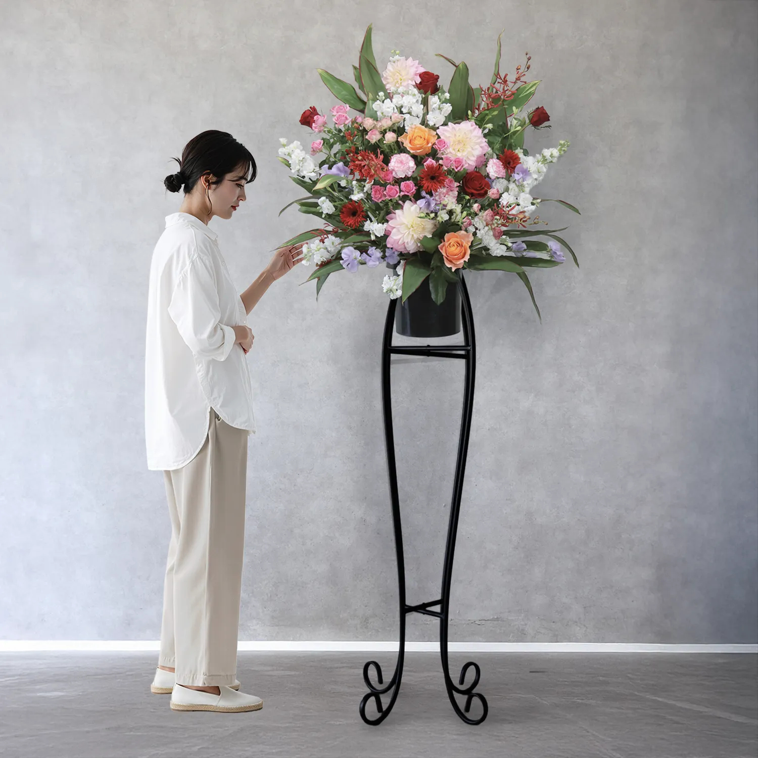 【はじめての贈り花に】定番フラワースタンド