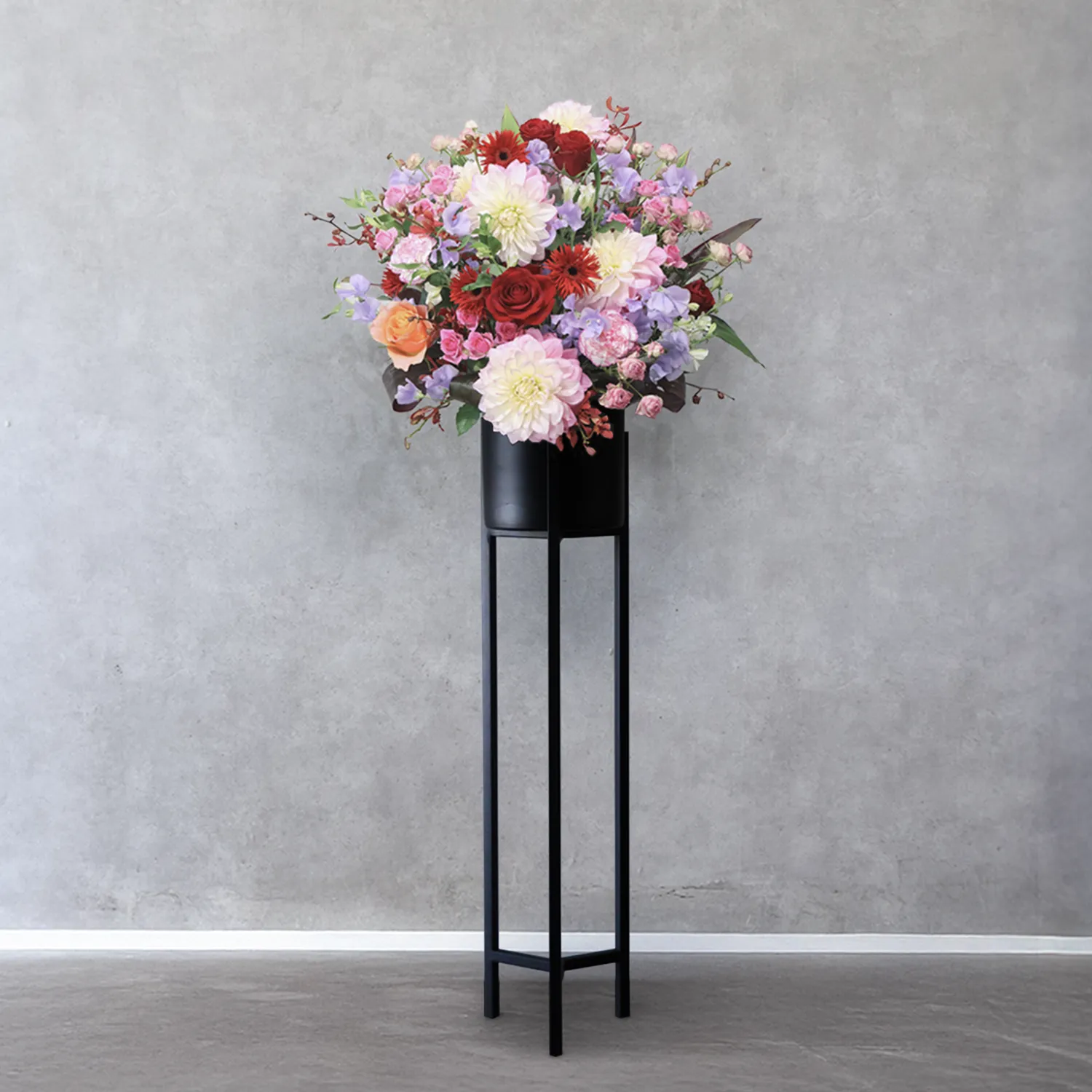 【省スペース設計】コンパクトスタンド2基セット　入り口周りを華やかに