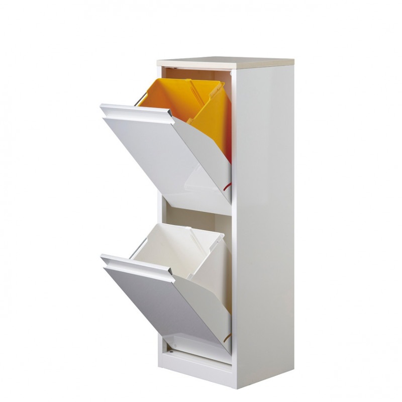 ダストボックス 2分別タイプ YY-WSB-32 ホワイト/メープル ダストボックス2分別タイプYY-WSB-32ホワイト/メープル 楽天市場